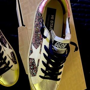 Brand new Authentic Golden Goose sneakers, comes with dust bag and box